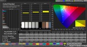 CalMAN color accuracy – inner display