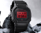 The Casio G-Shock DW-5600BBR-1ER (pictured) comes with a 200-meter water rating and a multi-function alarm system. (Image source: G-Shock UK)