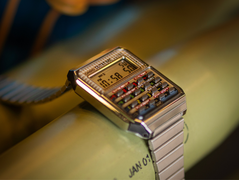 Casio CA-500WEBF "Back to the Future" collab watch. (Image source: Casio)