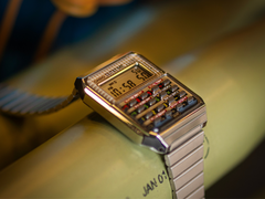 The Casio CA-500WEBF (pictured) comes with a slew of design elements borrowed from the iconic Back to the Future movie. (Image source: Casio)