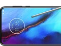 The Edge+ renders reveal features like a punch-hole display and a stylus. (Image Source: EVLeaks)