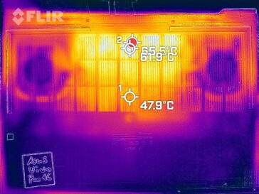 Thermal imaging - bottom, under load