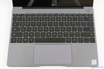 Keys and trackpad are large and roomy for a subnotebook