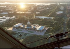 The Capitol Building in Microsoft Flight Simulator World Update II: USA (Source: Xbox Wire)