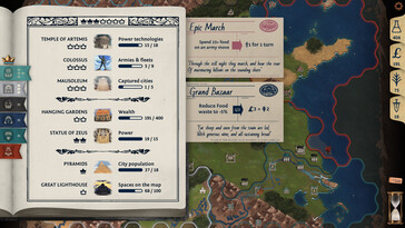 Pictured: A gameplay screenshot from Ozymandias: Bronze Age Empire Sim.
