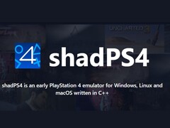 A screengrab from ShadPS4's website