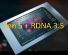 AMD Strix Point reportedly offers 33.3% more compute Units than the Radeon 780M. (Source: AMD/edited)