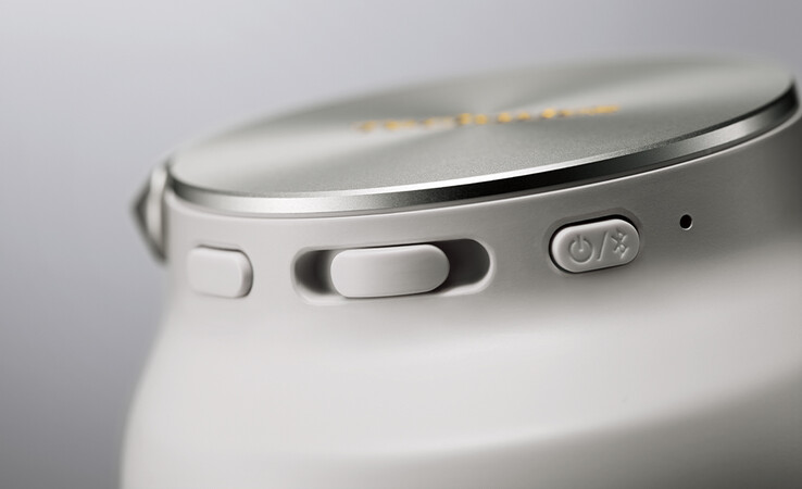 The Technics A1000 headphones use physical controls located on the earcup.