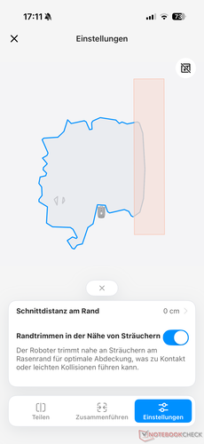 Customizable border areas on the map