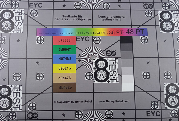 LG Q60 - Test chart