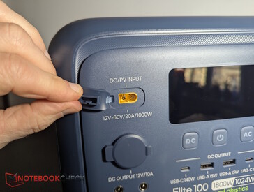 One solar input supporting up to 1,000 W. A second one would be preferable.