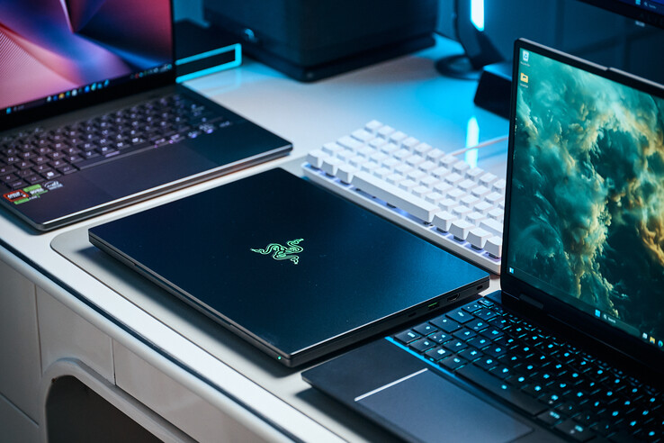 Sublety is the name of the game for the Razer, except for the green logo on the display lid.