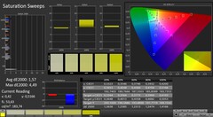 CalMAN: Color Saturation