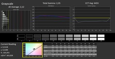 CalMAN: grayscale (calibrated)