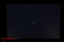 No recognizable screen bleeding