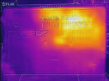 Aspire 3 heat map idle - bottom