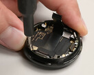 Pixel Watch 4 gets a 9 out of 10 score in repairability. Pictured: interior of the smartwatch. (Image source: iFixit)