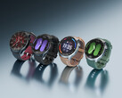 The Moto Watch Ultra in its four launch finishes.