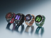The Moto Watch Ultra in its four launch finishes.