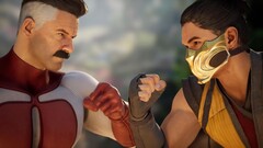 It is somewhat odd to see Omni-Man rendered so realistically if you have only seen him in the animated series or comic pages. (Image source: Mortal Kombat on YouTube)