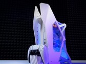 This is likely the world's first liquid-cooled Sony PS5 gaming console. (Image: Modding Cafe/YouTube)
