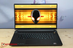 The Alienware m17 R5 in review, provided by Dell.