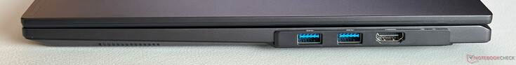 Right side: 2x USB 3.2 Gen. 1 (5 Gbps), HDMI 2.0b