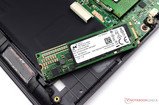 The 256 GB SSD comes in the M.2 2280 form factor.