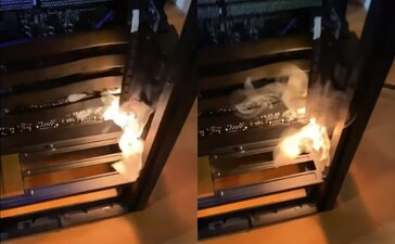 User case fire. (Image source: via Gamers Nexus)