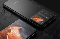 The Xiaomi 12 Ultra, as imagined by LetsGoDigital & Tehnizo Concept. (Image source: LetsGoDigital)