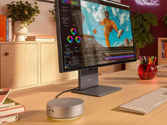 The Yoga Mini i Gen 11 adopts a circular design, unlike its peers.