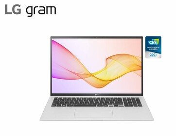 The LG Gram 17Z90P in silver. (Image source: LG)