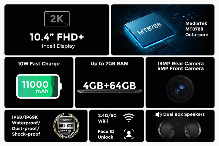 The DT1 Lite's main specs...