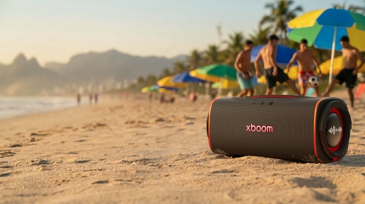 The speaker delivers up to 220W of audio power and features internal tuning developed in collaboration with will.i.am.