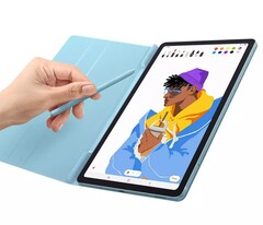 Samsung will sell the Galaxy Tab S6 Lite in at least Angora Blue and Oxford Grey. (Image source: Argos)