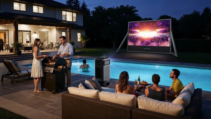 The soundcore Nebula X1 Pro Mobile Theater (Image source: Anker)