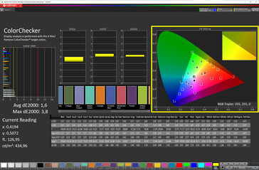 Colors (mode: natural, color temperature: adjusted; target color space: sRGB)