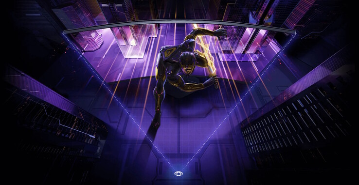 The panel is curved. (Image source: Xiaomi)