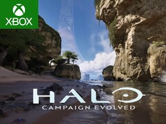 Halo: Campaign Evolved banner is shown (screenshot, Halo YouTube with edits)