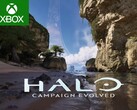 Halo: Campaign Evolved banner is shown (screenshot, Halo YouTube with edits)