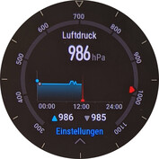 Huawei Watch GT 2 Pro Air Pressure Information
