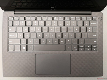 No changes to the keyboard layout aside from the fingerprint-enabled Power button