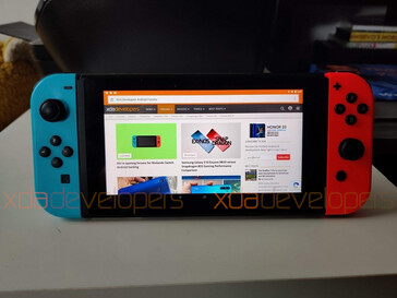 Android running on the Nintendo Switch (Source: XDA Developers)