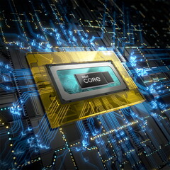 The Intel Core i5-13600HX has made its first apperance online (image via Intel)