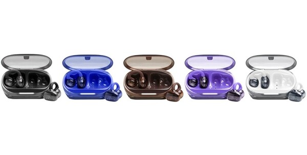 The JBL Soundgear Clips will be available in five colors, all of which have a translucent design. (Image source: JBL)