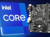 Gigabyte H410M boards have a compatibility workaround for Intel's Rocket Lake processors. (Image source: Intel/Gigabyte - edited)