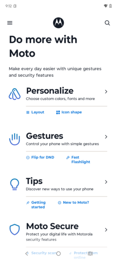 Software on the Motorola Moto G86 Power