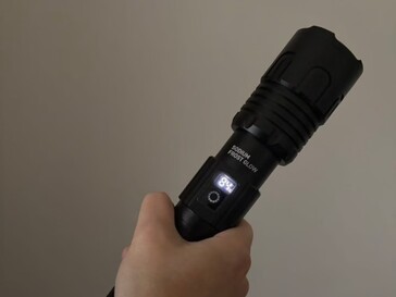 There's a battery level indicator and USB port for charging a phone