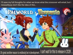 Terraria community members deliver comment on the Palworld X Terraria collaboration