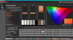 ColorChecker before calibration